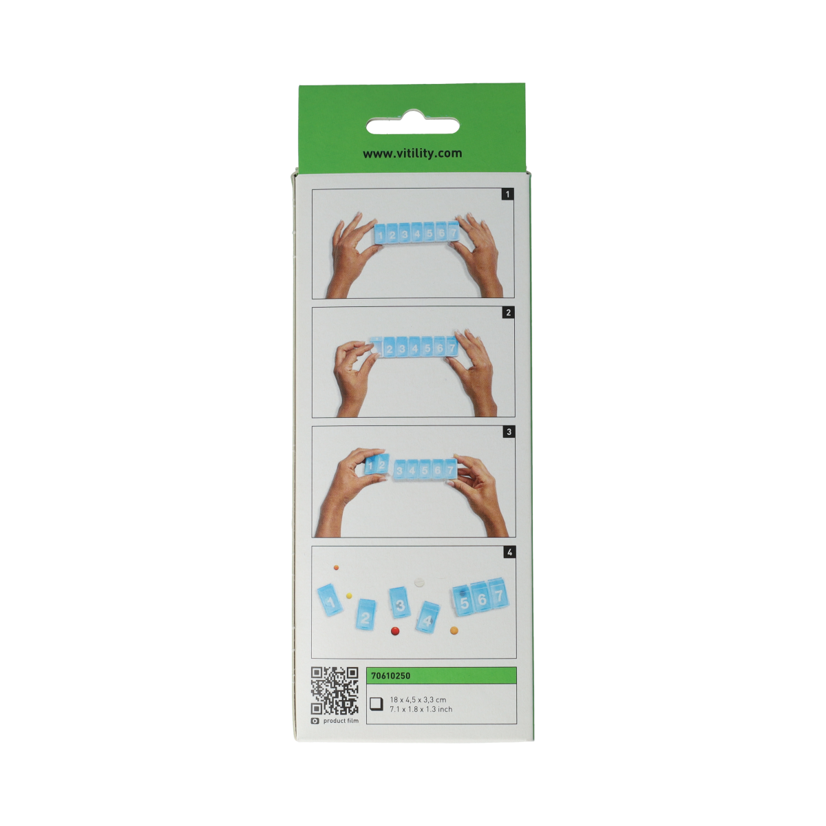 Vitility Medicijndoos 1.00 Stuks
