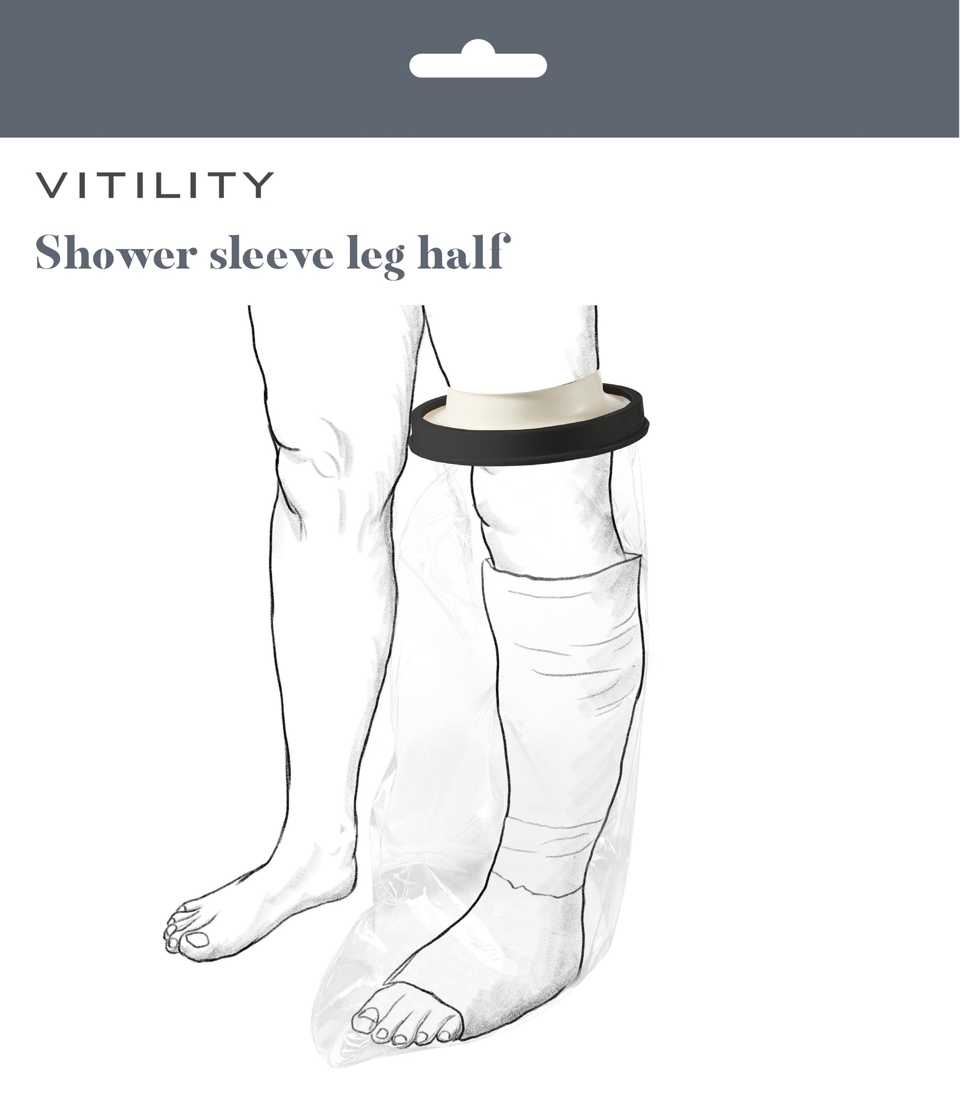 Vitility Douchehoes been half 1.00 Stuks