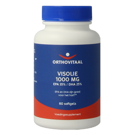 OrthoVitaal Visolie 1000mg EPA 35% DHA 25% 60.00 Softgels