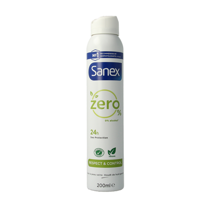 Sanex Deodorant spray zero% respect & control 200.00 Milliliter