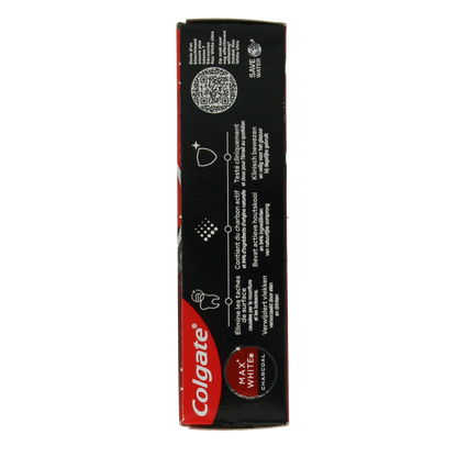 Colgate Tandpasta max white charcoal 20 Milliliter