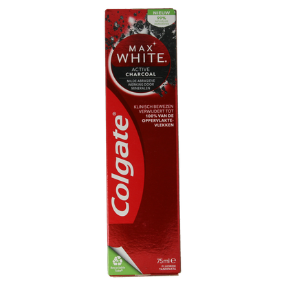 Colgate Tandpasta max white charcoal 75 Milliliter