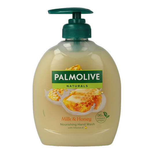 Palmolive Naturals handzeep melk&honing 300.00 Milliliter