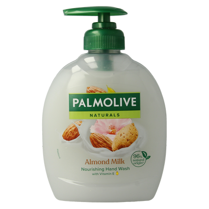 Palmolive Naturals handzeep melk&amandel 300.00 Milliliter