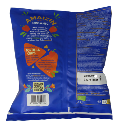 Amaizin Tortilla chips paprika bio 75 Gram