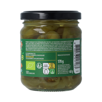 Amaizin Jalapeño plakjes bio 170.00 Gram