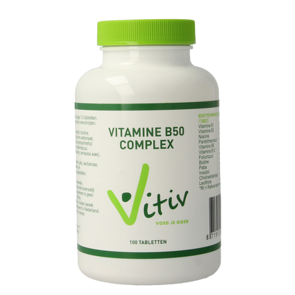 Vitiv Vitamine B50 complex 100.00 Tabletten