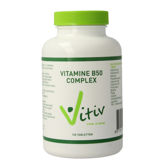 Vitiv Vitamine B50 complex 100.00 Tabletten