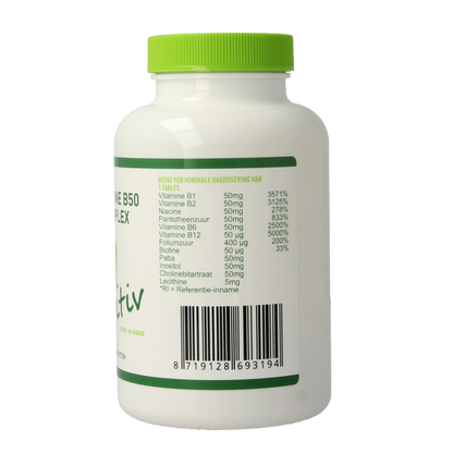 Vitiv Vitamine B50 complex 100 Tabletten