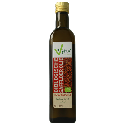 Vitiv Saffloerolie bio 500.00 Milliliter