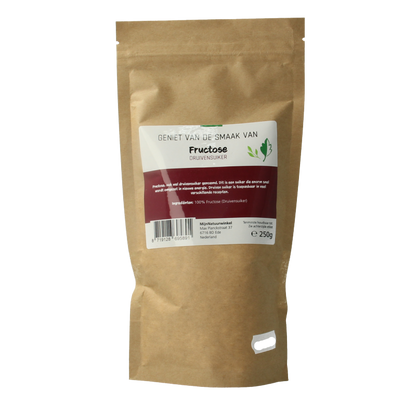 MijnNatuurwinkel Fructose druiven suiker 250 Gram