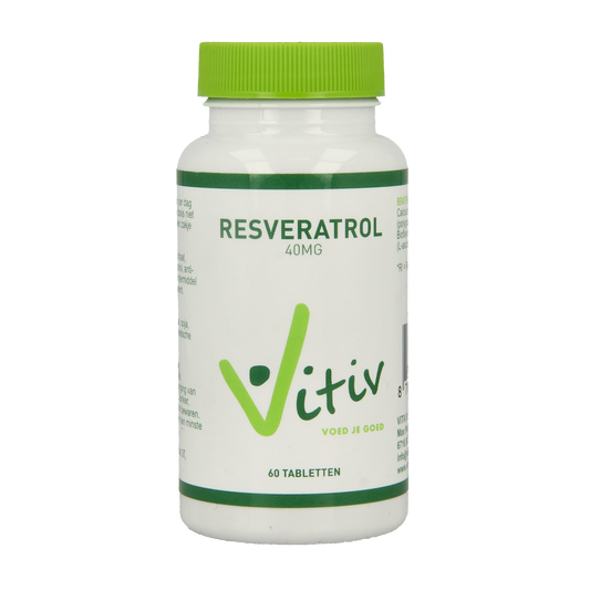 Vitiv Resveratrol 40mg 60.00 Tabletten
