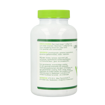 Vitiv Levertraanolie 1000mg vitamine A D 100.00 Softgels