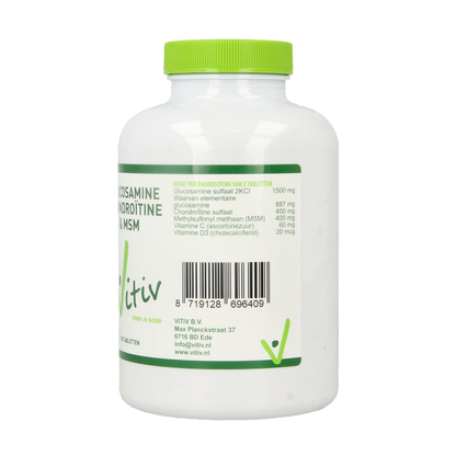Vitiv Glucosamine chondroitine MSM 180 Tabletten