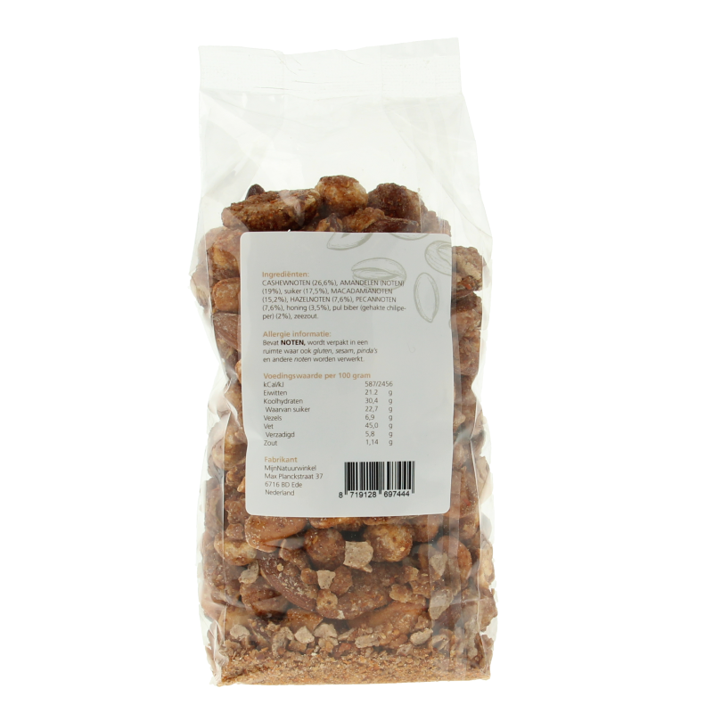 MijnNatuurwinkel Honing noten peper mix 400 Gram