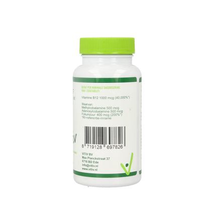 Vitiv Vitamine B12 actief 100 Zuigtabletten