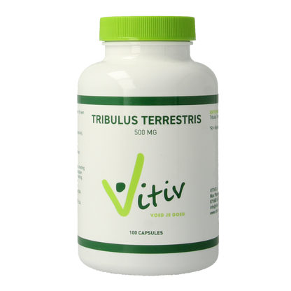 Vitiv Tribulus terrestris 500mg groen 100 Capsules
