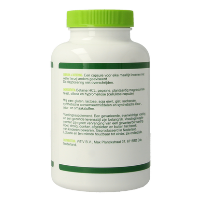 Vitiv Betaine HCL & pepsine 100 Capsules