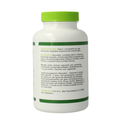 Vitiv Multivitamine voor kinderen 100 Kauwtabletten