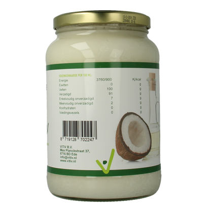 Vitiv Kokosolie geurloos bio 1700.00 Milliliter