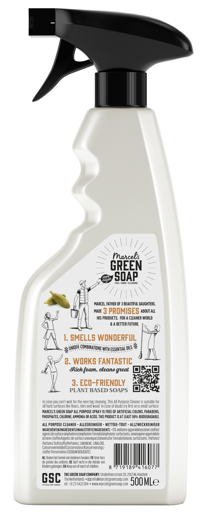 Marcel's Green Soap Allesreiniger spray sandelhout & kardemom 500.00 Milliliter