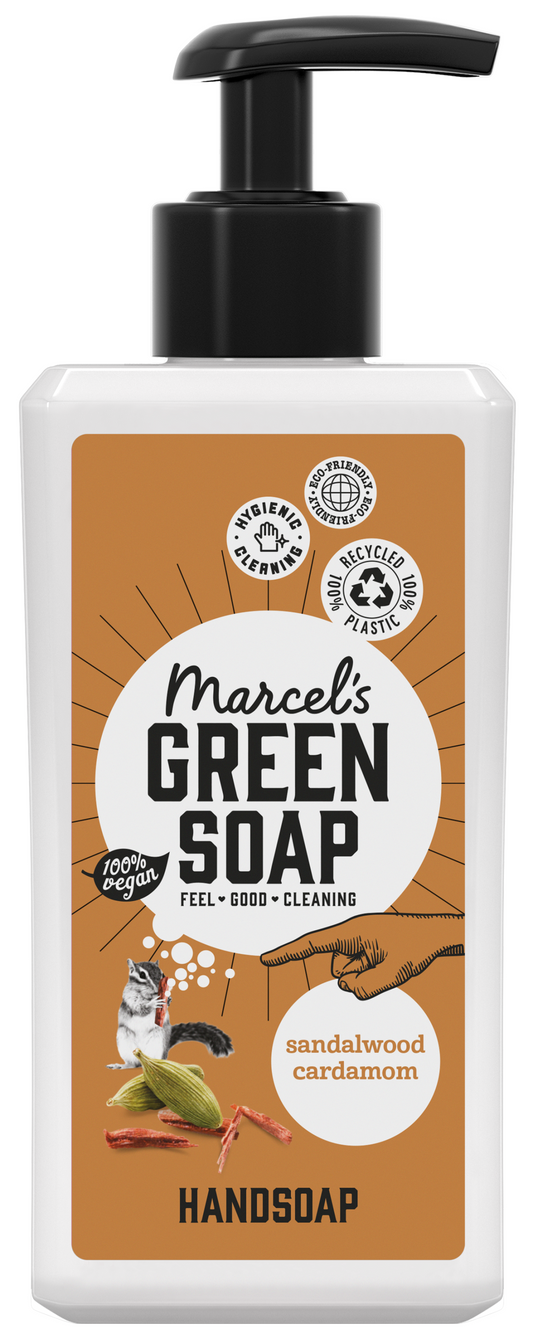 Marcel's Green Soap Handzeep sandelhout & kardemom 250.00 Milliliter