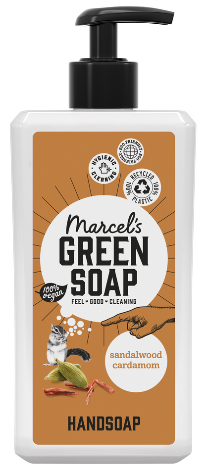 Marcel's Green Soap Handzeep sandelhout & kardemom 500 Milliliter