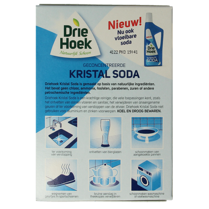Driehoek Soda kristal 600 Gram