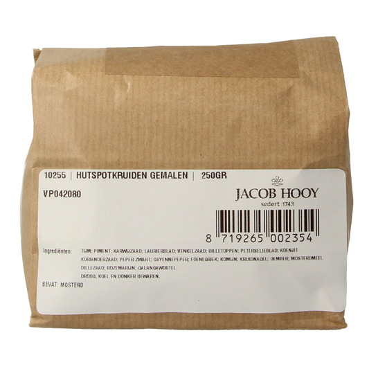 Jacob Hooy Hutspotkruiden gemalen 250 Gram