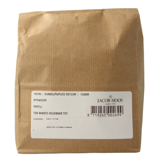 Jacob Hooy Kaneel pijpjes Ceylon 250 Gram