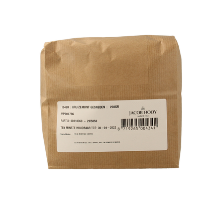 Jacob Hooy Kruizemunt gesneden/mentha cr 250 Gram