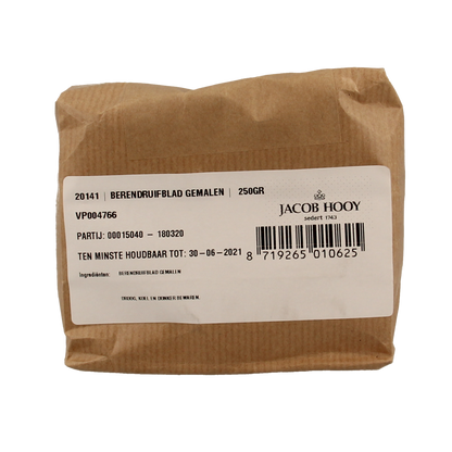 Jacob Hooy Berendruifblad gemalen 250.00 Gram