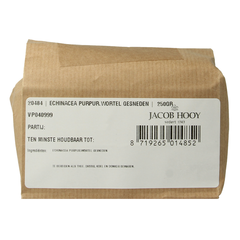 Jacob Hooy Echinacea purpurea wortel gesneden 250 Gram