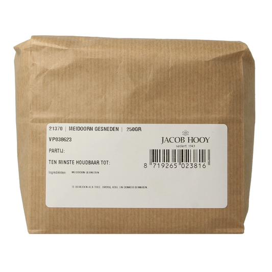 Jacob Hooy Meidoorn gesneden 250 Gram