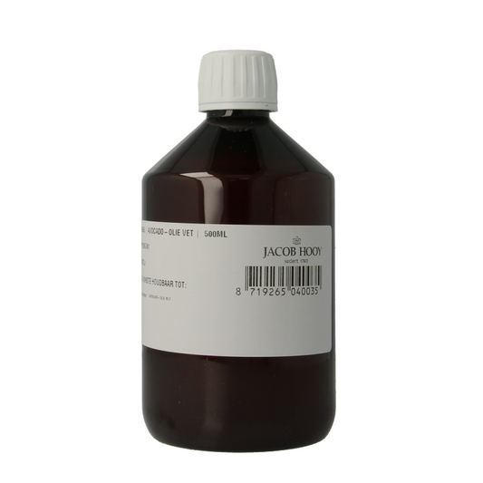 Jacob Hooy Avocado olie 500 Milliliter