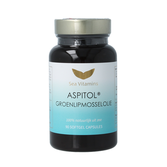 Liever Gezond Groenlipmosselolie aspitol 90 Vegetarische capsules