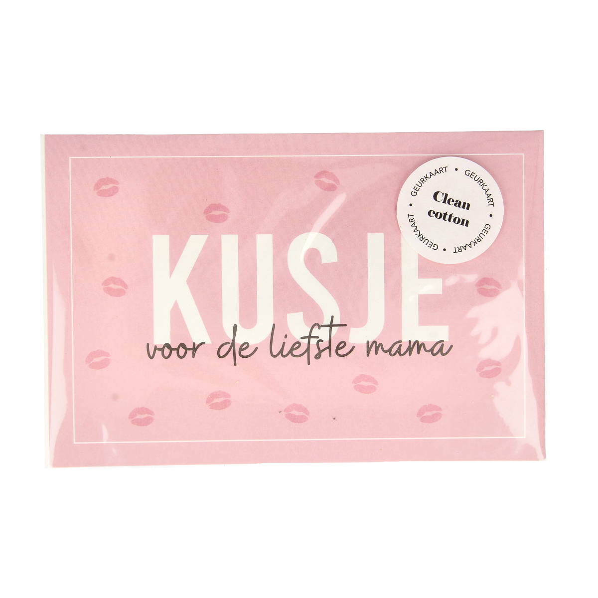 Soap & Gifts Geurkaart kusje voor de liefste mama 1.00 Stuks