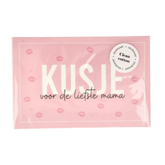 Soap & Gifts Geurkaart kusje voor de liefste mama 1.00 Stuks