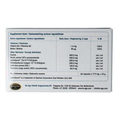 ReAge Gut feeling 60.00 Capsules