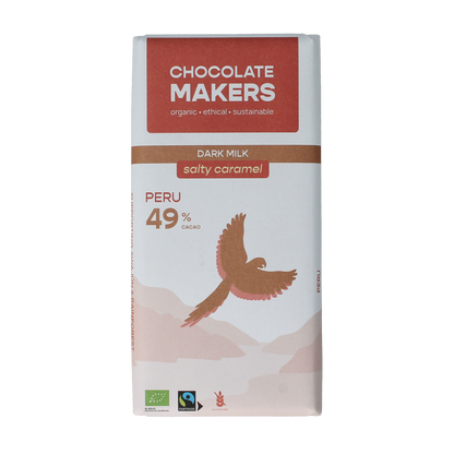 Chocolatemakers Fairtrade salty caramel 49% bio 80.00 Gram