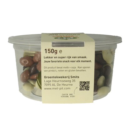Met PIT Pompoenpitten mix chocolade 150 Gram