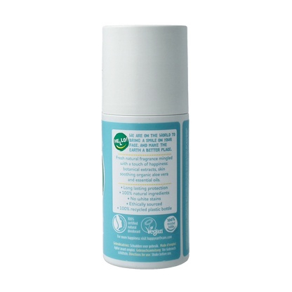 Happy Earth Pure deodorant roll-on cedar lime 75.00 Milliliter