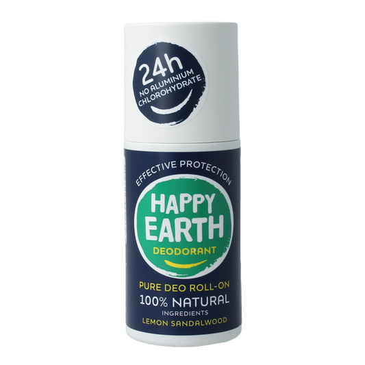 Happy Earth Pure deodorant roll-on men protect 75.00 Milliliter