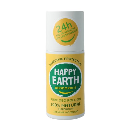 Happy Earth Deodorant roll on jasmine ho wood 75.00 Milliliter