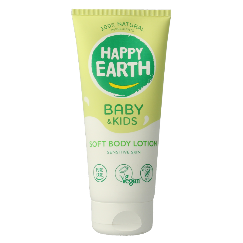 Happy Earth Bodylotion voor baby & kids 200 Milliliter