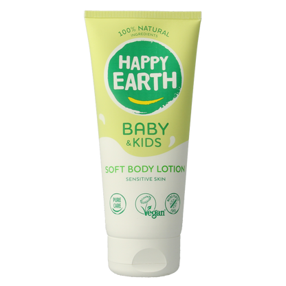 Happy Earth Bodylotion voor baby & kids 200 Milliliter