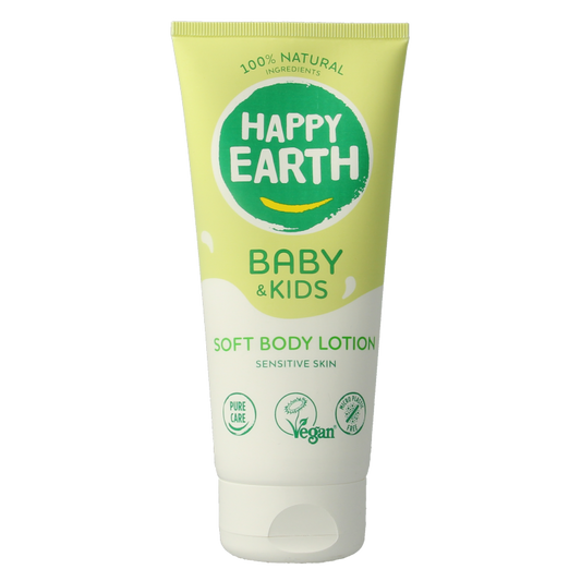 Happy Earth Bodylotion voor baby & kids 200 Milliliter
