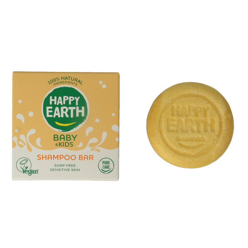 Happy Earth Shampoobar voor baby & kids 50 Gram