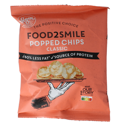 Food2Smile Popped chips classic 25 Gram