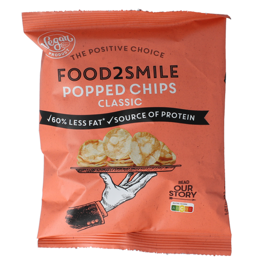 Food2Smile Popped chips classic 25 Gram